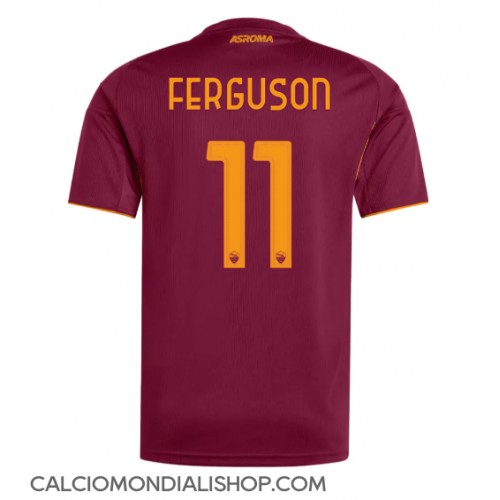Maglie da calcio AS Roma Evan Ferguson #11 Prima Maglia 2025-26 Manica Corta